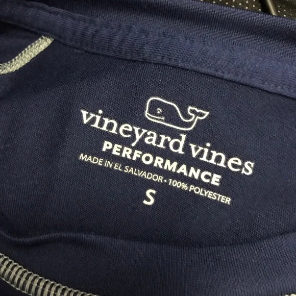 Vineyard Vines Blue Size Small Men’s Performance Long Sleeve Shirt - Picture 7 of 7